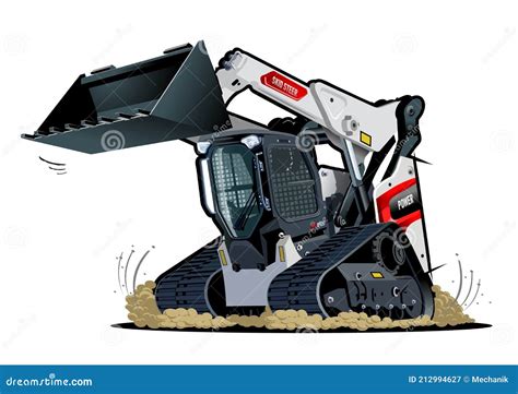 skid steer cartoon drawings|slide steer truck toon video.